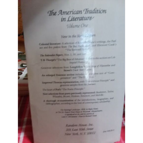 The American Tradition in Literature Sixth Edition Volume One - Picture 6 of 6